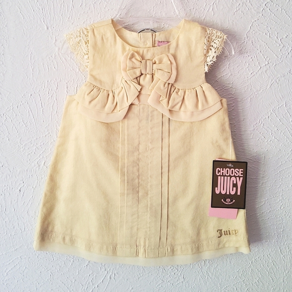 Juicy Couture Baby Dress in Butter - NWT
